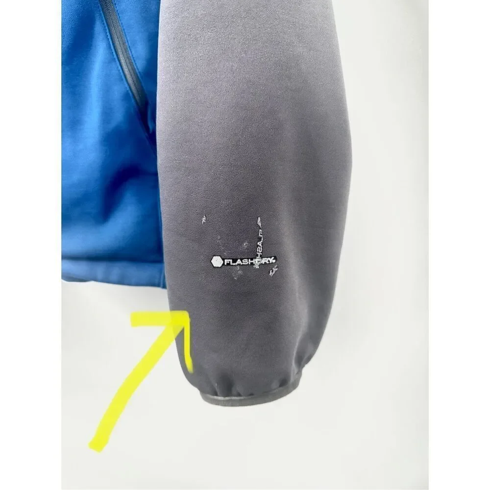 North Face size XL blue & gray jacket full zipper